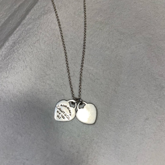 Tiffany and Co double tag silver necklace - Picture 2 of 2